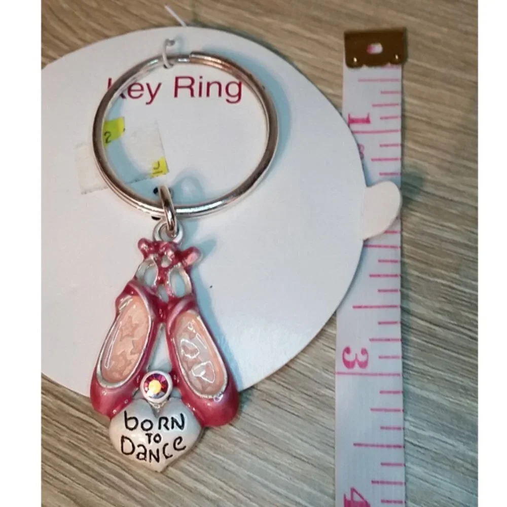 NEW AJMC Born to Dance Keychain Dancing Shoes